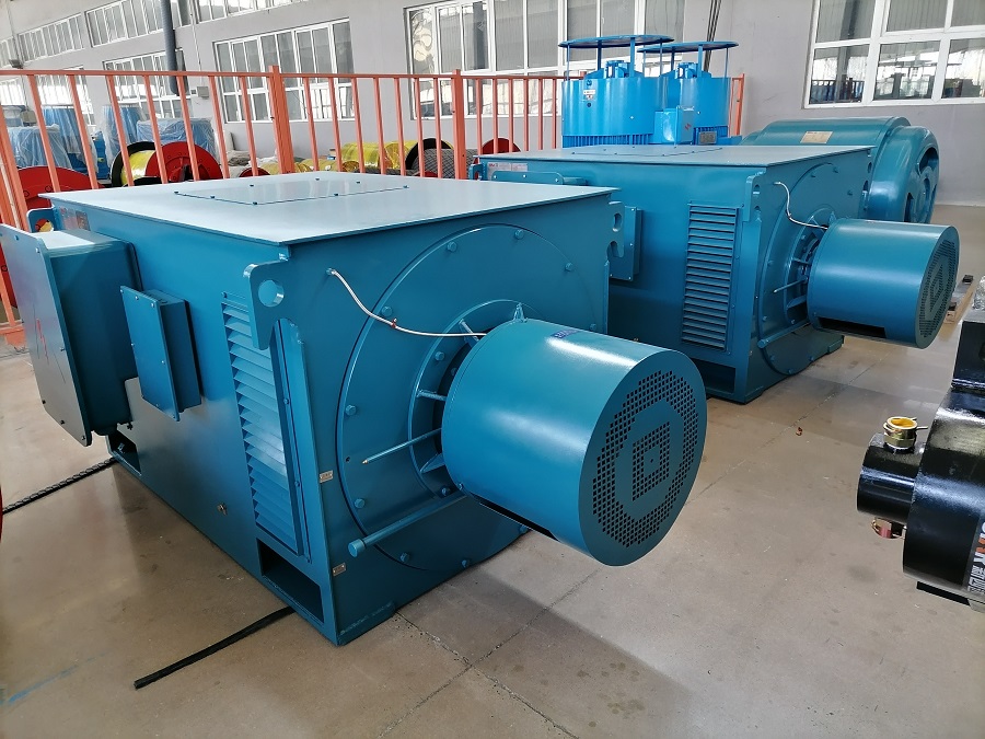 YR series 11KV high voltage winding type slip ring induction motor exported to the Republic of Zambia
