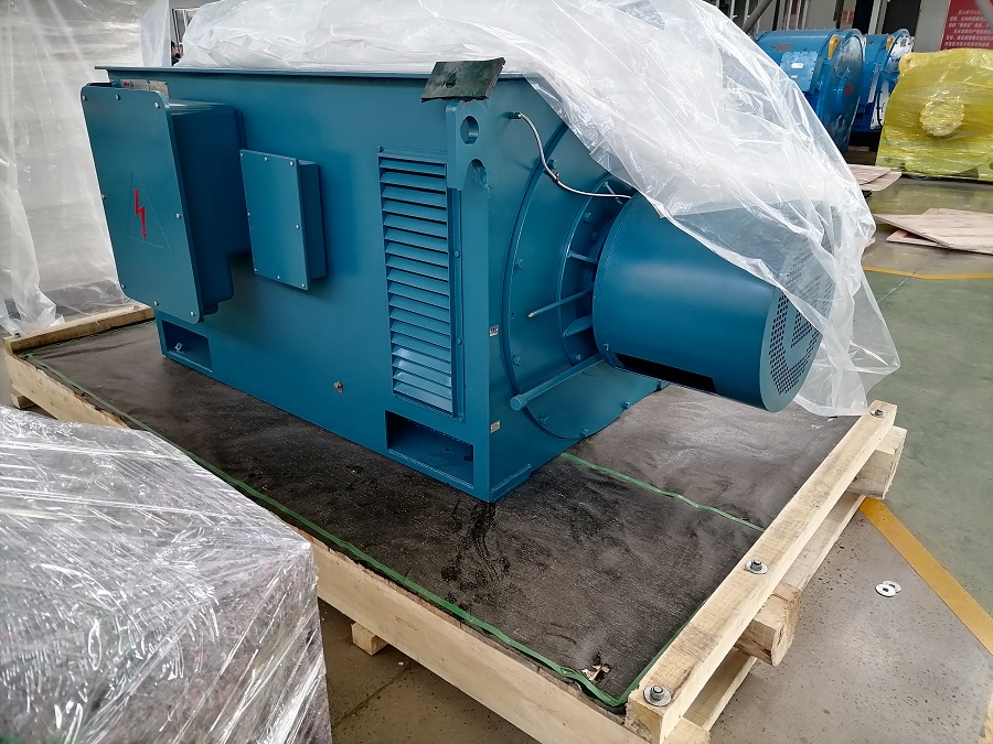 YR series 11KV high voltage winding type slip ring induction motor exported to the Republic of Zambia