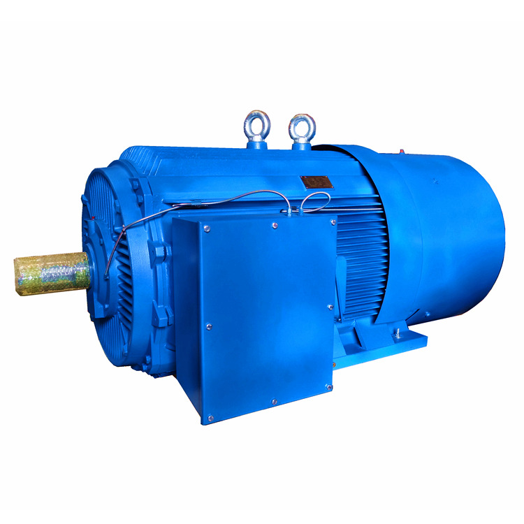 Low voltage high power squirrel cage motor